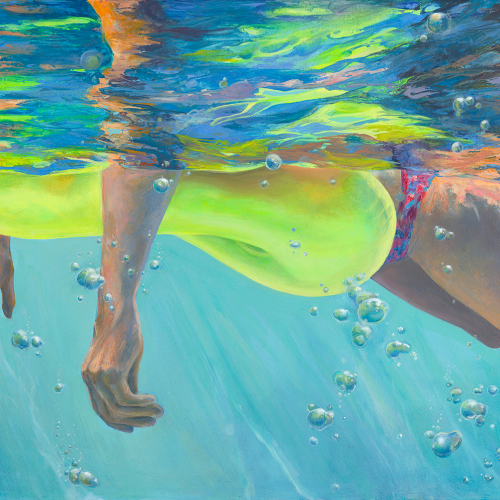 Kathleen Streitenberger - Chartreuse Float