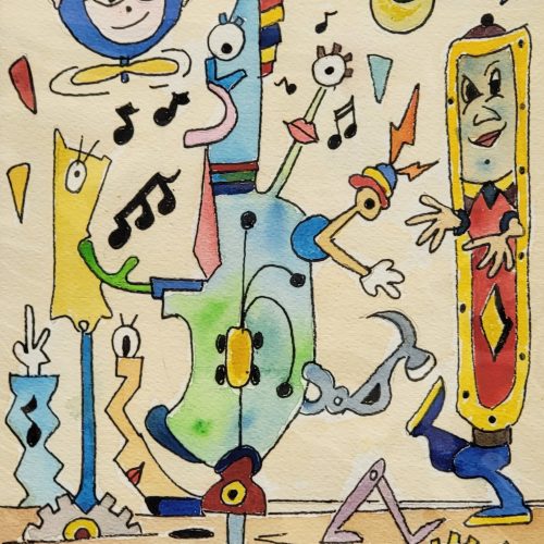 Thomas WATERS - Watercolor on paper
