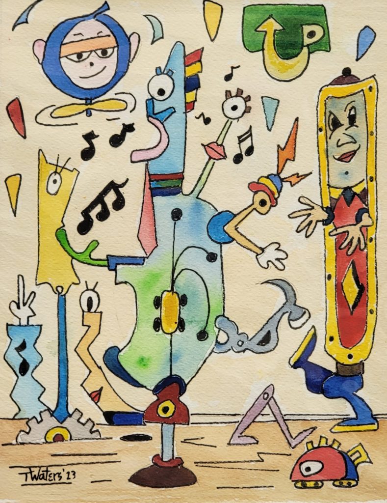 Thomas WATERS – Watercolor on paper