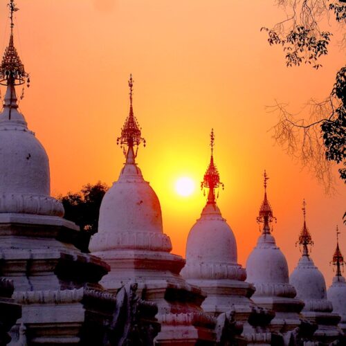 Karen Safer - Burmese Sunset Mandalay